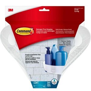 Command Corner Caddy with Adhesive Strips